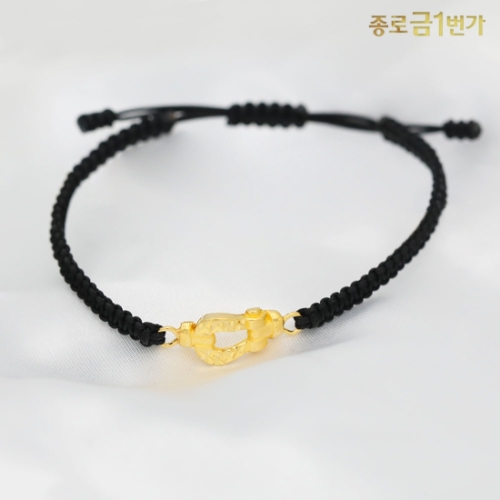 종로금1번가  F 컷팅 매듭 팔찌 3.75g