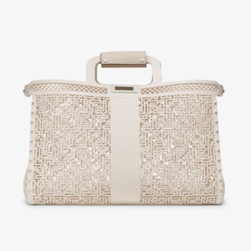 펜디 바스켓 Forty8카멜리아 컬러 재생 플라스틱 백 7VA593AMT8F0MU3