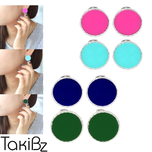 타키비즈  아코모 서클 귀걸이