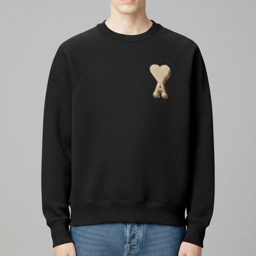 아미 남성 코튼 드 꾀흐 스웨트셔츠 USW771 747 001