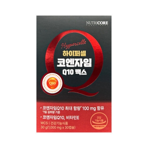 뉴트리코어 하이퍼셀 코엔자임Q10 맥스 30캡슐