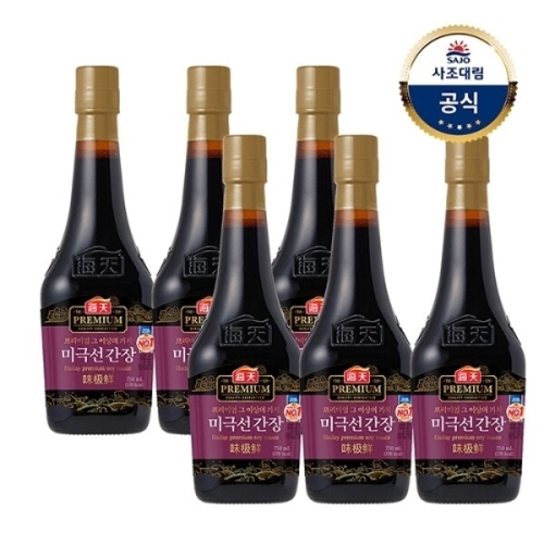 사조대림 해천 미극선 간장 750ml