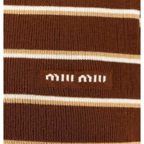 미우미우 스트라이프 코튼 셔츠 MML03ESOOO183MF0324 B0651926608