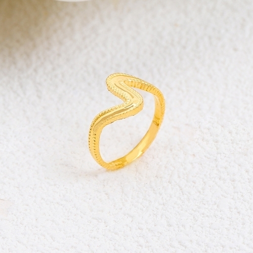 혼골드모아 골드모아 순금 [빅웨이브] 반지 3.75g