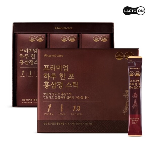 서울약사신협 락토온 프리미엄 하루 한 포 홍삼정 스틱 10g 30포