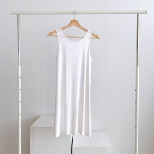 홈 모달 웨어 이너 나시 원피스 잠옷 슬립 봄 KYR-WFH78QY