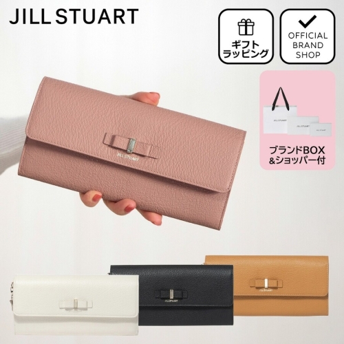 질스튜어트 덧장 장지갑 Misty 미스티 여성 소가죽 리본모티브 JSLW4CT1