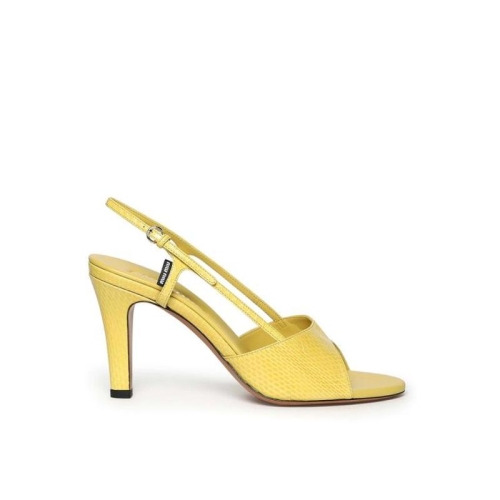 미우미우 라프리마 여성 샌들 Ayers 슬링백 5X547E0XPF0010 옐로우 /8
