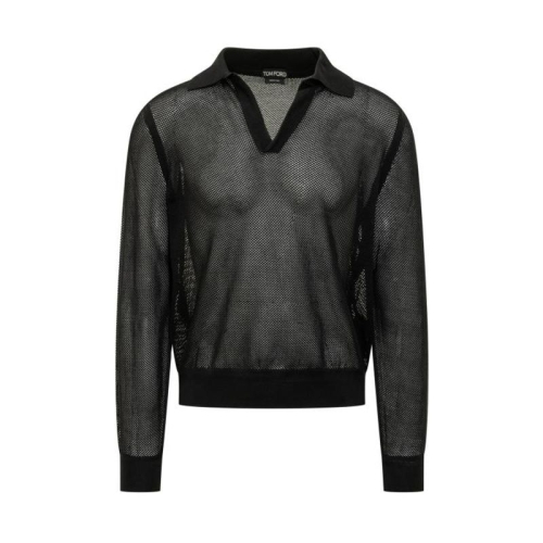 톰포드 폴로 티셔츠 KPL054YMC046 NAA BLACK