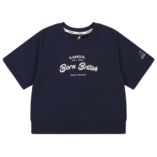 캉골키즈 그래픽 숏 슬리브 스웻셔츠 SA 0109 네이비 ASACMT01090NV