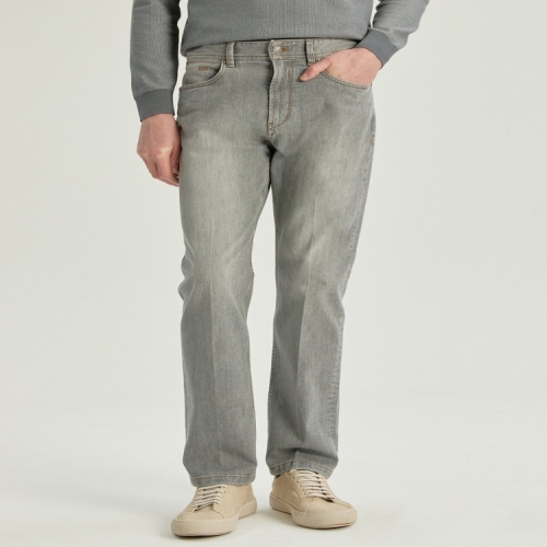 닥스 남성 그레이 코튼 스판 데님 팬츠_DMPA6A043G2