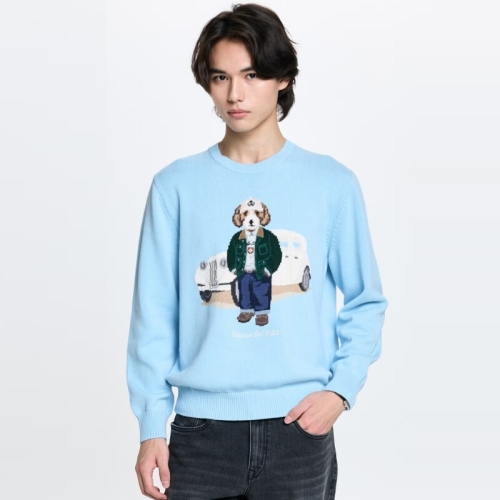 헤지스 남성 로드트립 해리 인타샤 니트 HZSW6A234B2