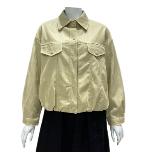 나인스텝 양포켓 가죽자켓N26NJ6104