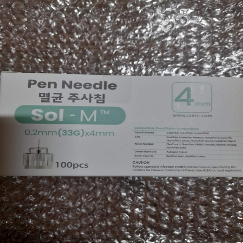 솔엠 펜니들 32G 4mm