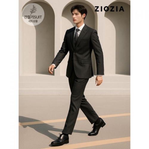 지오지아 국내품 울혼방 그레이 미라클 정장세트 ABD3SB1202_ABD3SP1202_CGR 288452