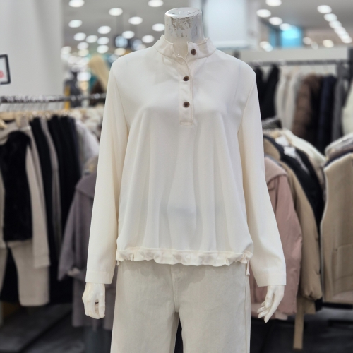 레노마레이디스 반넥 카라 블라우스 R2H11WBL020