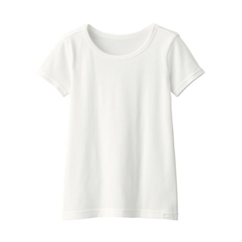 MUJI 키즈 후라이스 크루넥 반소매 반팔 티셔츠 FF0OLA6S 476081