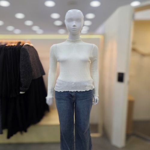 플라스틱아일랜드 반폴라 기본 티셔츠 PS7XA3T3_DJ