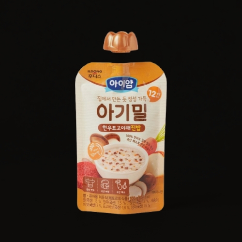 아이얌 아기밀 한우표고야채 진밥 100g