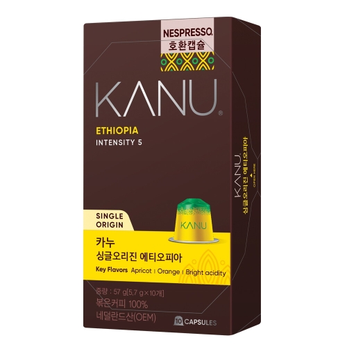 동서식품 카누 에티오피아 캡슐커피(네스프레소 호환) 10캡슐