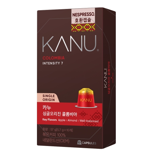 동서식품 카누 콜롬비아 캡슐커피(네스프레소 호환) 10캡슐