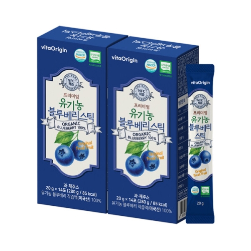 홀라이프 비타오리진 유기농 블루베리스틱 20g 14포