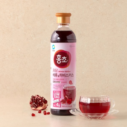 청정원 홍초 저당 석류 & 히비스커스 900ml