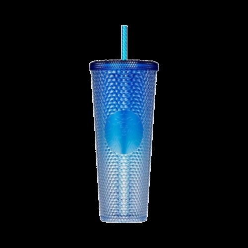 스타벅스 21 Summe3 Shine Blue Bling Stud Cold Cup 710ml 섬3 샤인 블루 블링 스터드 콜드컵