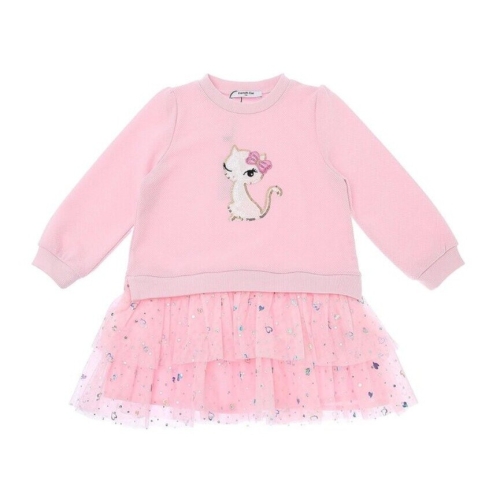 프렌치캣 핑크 와플 캉캉원피스 (Q61DDO310)