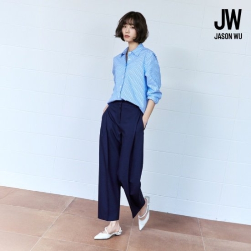 제이슨우 NEW Rowen 라이트 크롭 라운드 턱팬츠 4 COLORS 730772