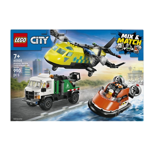레고  비행기, 서비스 트럭, 호버크래프트 리믹스 (60505)