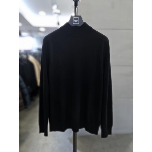 바쏘옴므 세이브존03 남자 반폴라 블랙 울 터틀넥 니트 WSAQA4WN96A