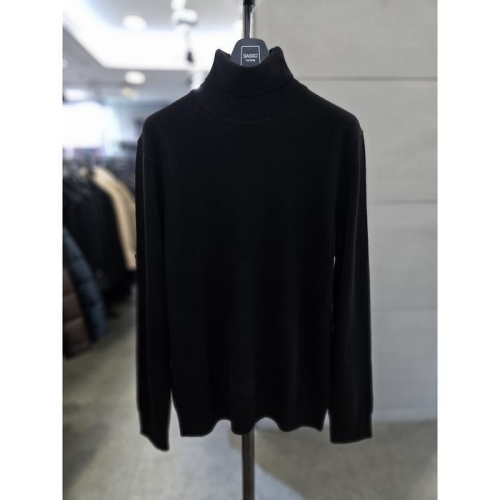 바쏘옴므 세이브존03 남자 터틀넥 울 블랙 목티 니트 폴라티 WSAQA4WN97A