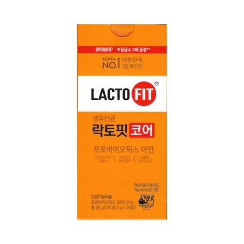 종근당건강 락토핏 5X 생유산균 코어 2g 30포