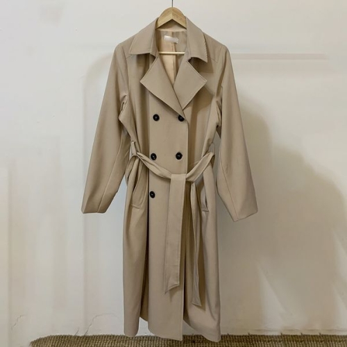 아이우먼 미라클버튼롱트렌치코트 IRP025M602 빅사이즈