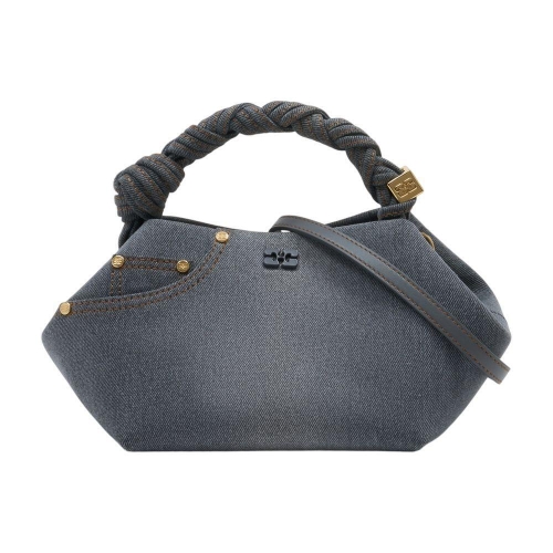 가니 코튼 패브릭 마그네틱 클로저 스몰 토트백 B2100036 ZZW L