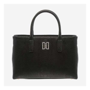 닥스 SPEEDY 블랙 뱀피 무늬 사각 토트겸 숄더백_DCBA7F907BK