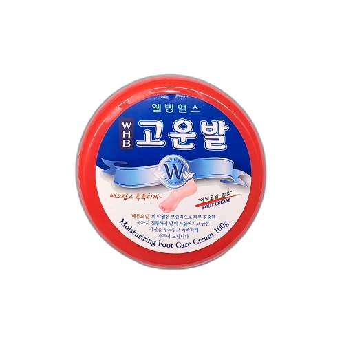 바이오메디코스 웰빙헬스 WHB 고운발 풋크림 100g