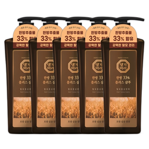 댕기머리 한방플러스 맥주효모 샴푸 500ml