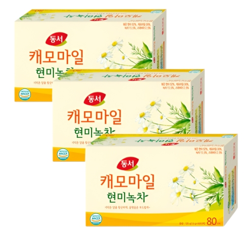 동서식품  캐모마일 현미녹차 80티백