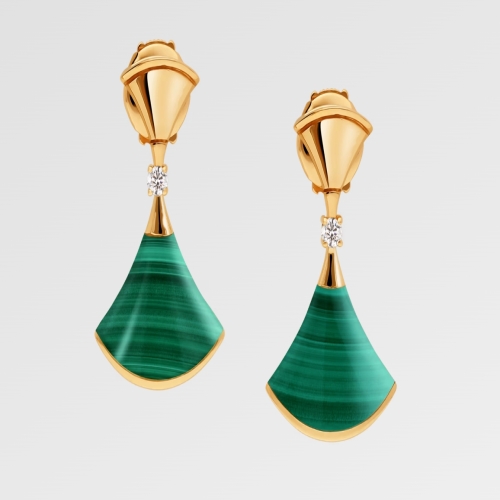 불가리  디바스드림 이어링 귀걸이 다이아 그린 358128