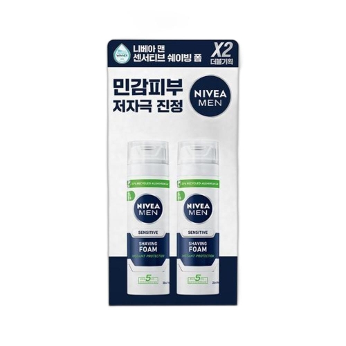 니베아포맨 맨 센서티브 쉐이빙 폼 더블 200ml