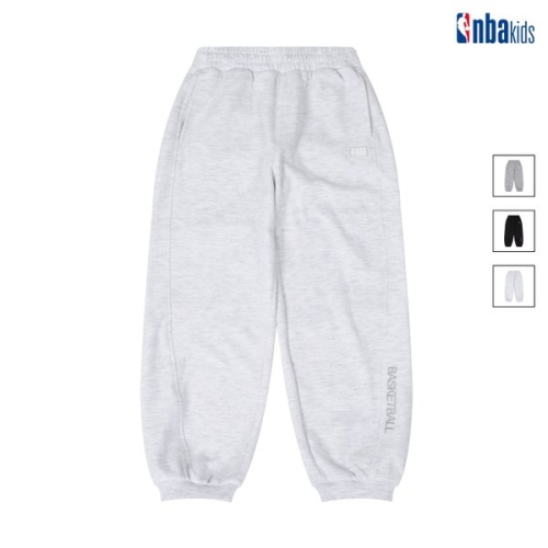 NBA 멜란지그레이 루즈핏 조거 팬츠 K251TP020P_1M 13