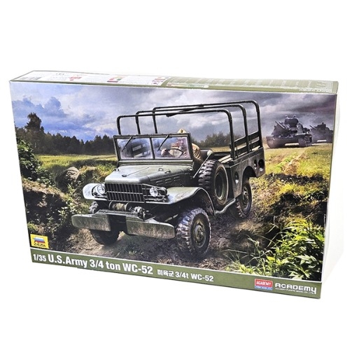 아카데미과학  1/35 미육군 3/4t WC-52 군용트럭