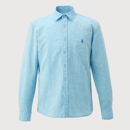 인디안 린넨 블랜드 솔리드 남방셔츠 MUONL4S132101