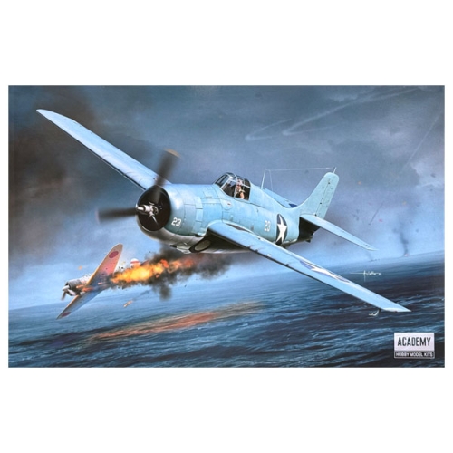 아카데미과학  1/48 미해군 F4F-4 와일드캣 미드웨이 해전
