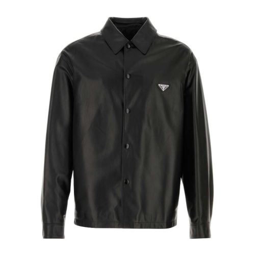 프라다 가죽 자켓 UPC219SOOO1WDV F0002 Black