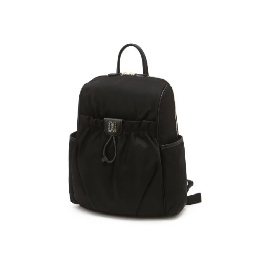 닥스 핸드백 HILTON 블랙 앤틱 DD장식 나일론 백팩 DCBA6E334