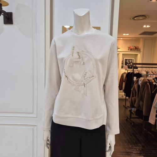 앤클라인 스팽글자수티셔츠 AX2H1TS7000-92BP