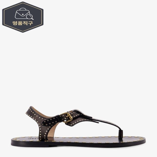 이자벨마랑 JOONYA 로우 레더 샌들 SD0272FAD1B01S01BK B0651940255